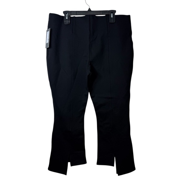 Investments Black Split Hem Women's Pants - Picture 3 of 7